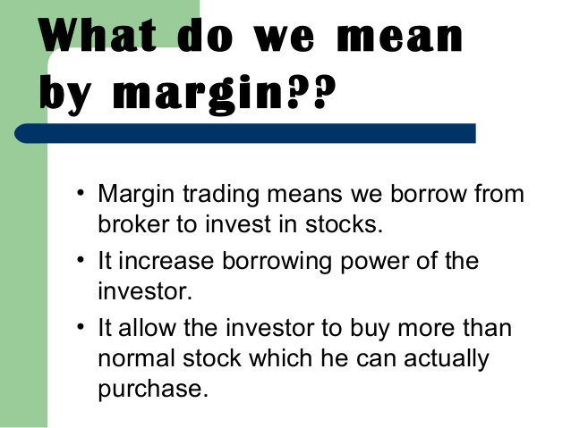 Trade In Margin